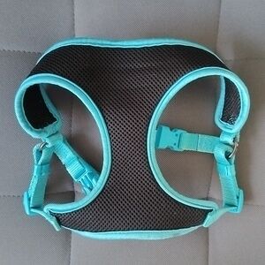 Black & Blue Dog Harness Size Small: S (Top Paw Mesh Comfort, Puppy, Pet, Chest)